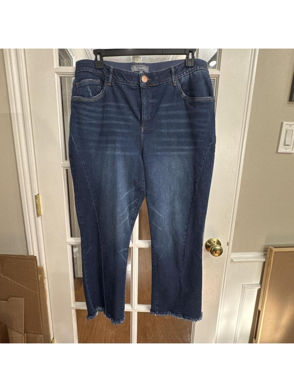 Wit & Wisdom Women's Navy and Blue Jeans
